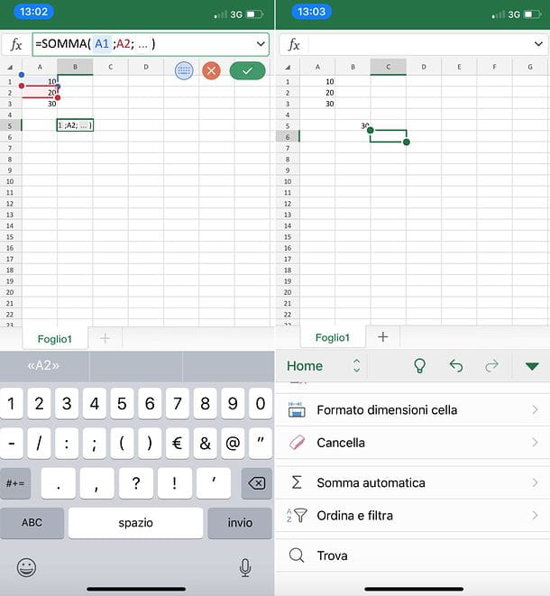 Comment additionner dans Excel