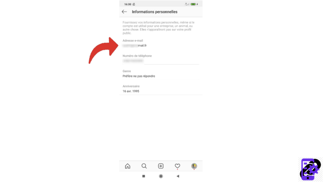 How to change the email address of his Instagram account?