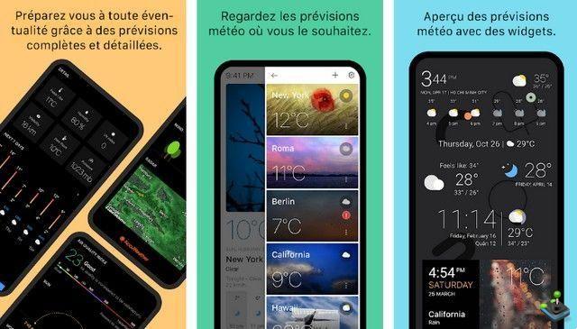 Le 10 migliori app meteo per Android nel 2022